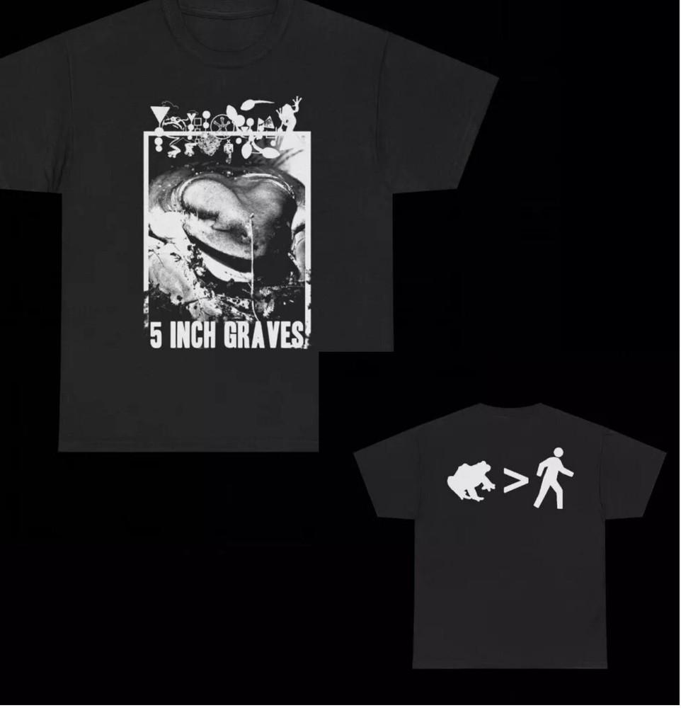 Phyllomedusa 5 Inch Graves Frog Noise T Shirt Mince Porn Grind Death Metal Crust Unisex T-Shirt XXL