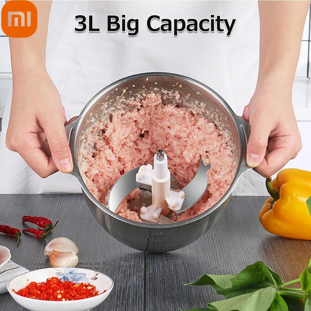 

Электрическая мясорубка Xiaomi, 3 л, бытовая емкость, нержавеющая сталь, 2 передачи, 250 Вт, высокая мощность для кухни