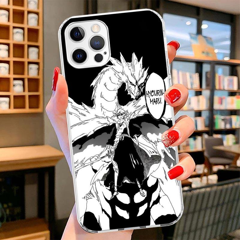 

Bleach Hitsugaya Toushirou Cover Phone Case For iPhone 16 17 Air 15 14 Pro Max 16E Phone Case 13 Mini 12 11 7 SE 8 Print Pattern iPhone 16