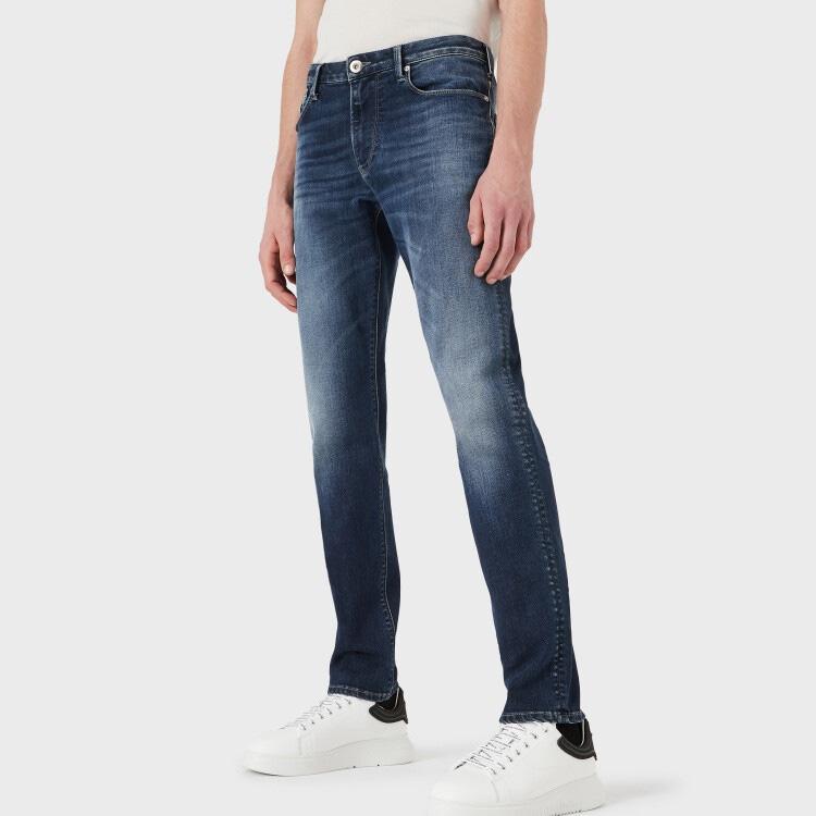 EMPORIO ARMANI SS22 Jeans Men's Blue 3L1J06-1DN8Z-0942