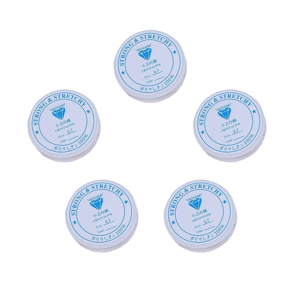 

5 шт. Пластиковые Широкое Применение Прозрачные Эластичные Нити Для Ювелирных Изделий Рукоделия И Аксессуаров Низкая Вязкость