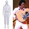 High-quality Polyester Fiber Cosplay Set Of White Cat King Elvis Presley