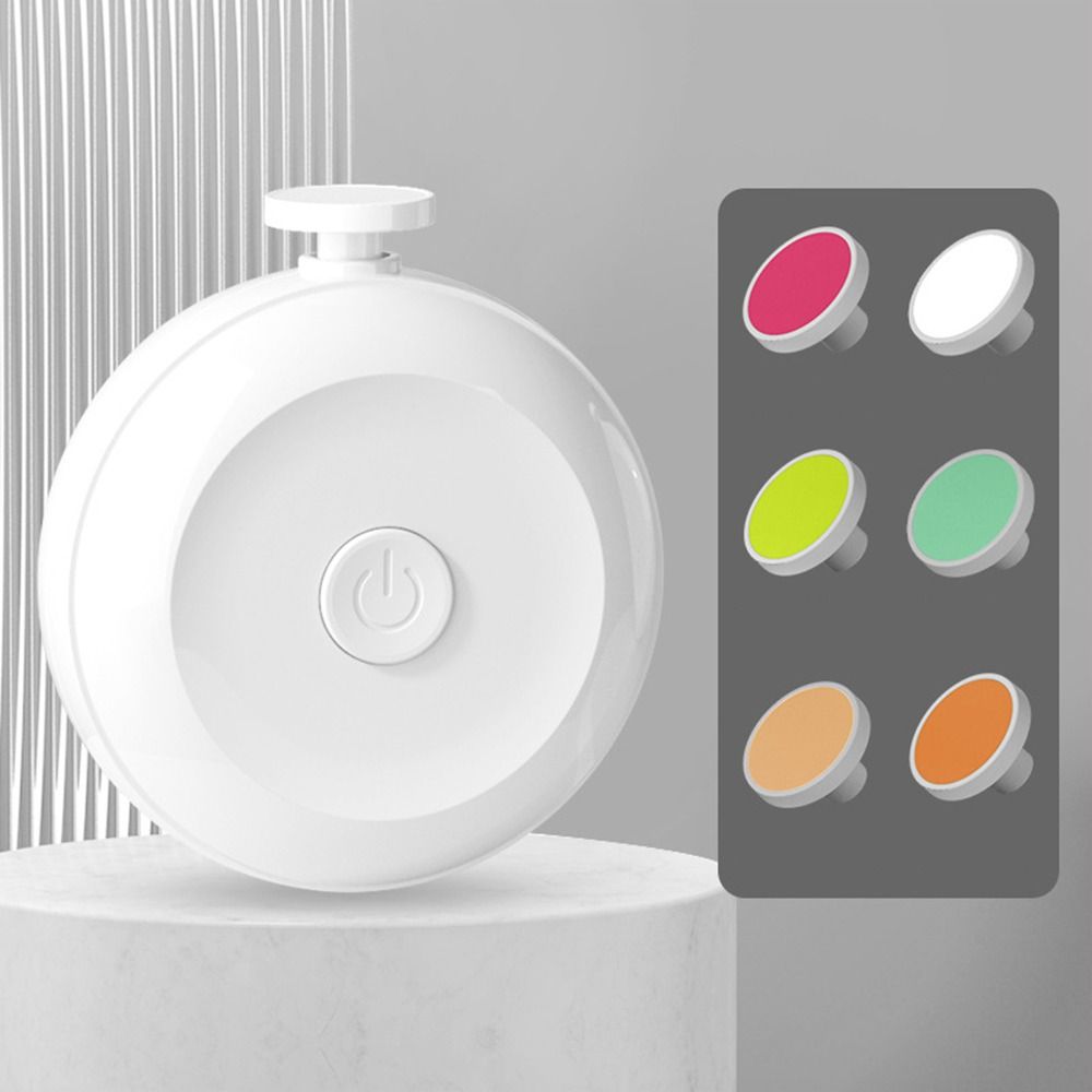 Efficient Electric Baby Nail Trimmer Safety 360° Rotating Baby Nail Grinder Silent 6 Grinding Heads Nail Clippers Gift