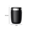 Durable Metal Car Ashtray Cup with LED Light Anti Smell Vehicle Cigarette Ashtray Holder Auto Interior Decoration Accessories