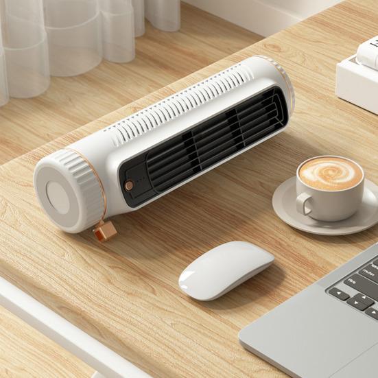 Quiet Tower Fan, Cordless Desktop Conditioner, Adjustable 3 Fan, Portable Air Speed Air Cooler, USB Rechargeable