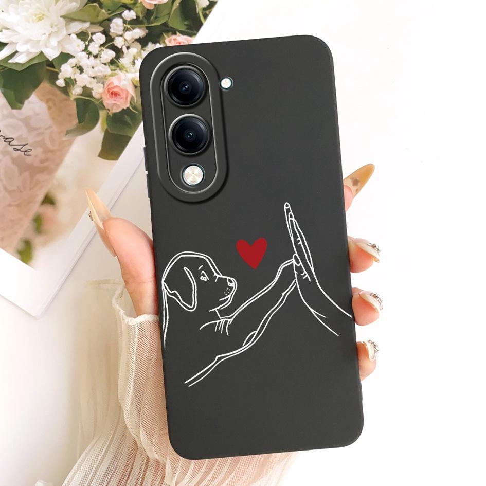Case For Vivo Y04 Y29s Y19e Y19 2025 Cover V2430 V2446 V2432 Cute Cartoon Cat Rabbit Soft Cover For Vivo T4 Lite V2509 Protector