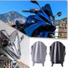 Midimttop Motorcycle Windshield Windscreen Front Fairing Flyscreen Wind Deflector Visor for GSX-8R (2024-2025) (Black Smoke)