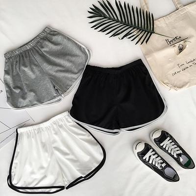 Einfache Frauen Casual Shorts Patchwork Körper Fitness Workout Sommer Shorts Elastische Skinny Slim Strand