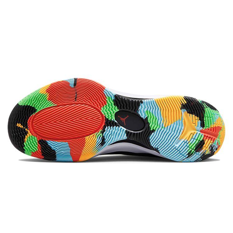 נעלי סניקרס לגברים אייר ג'ורדן זום ספארייט PF שחור מולטי לייזר-כתום גרין-סטרייק DH0248-030