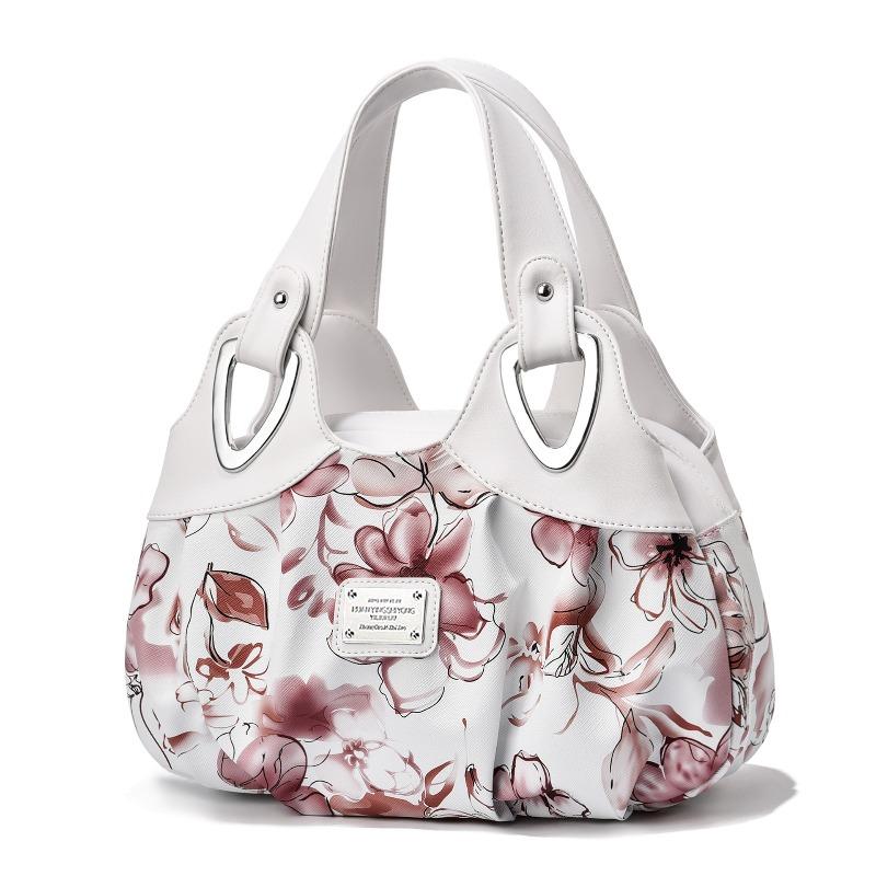 Women's bag summer new simple soft leather handbag large capacity medium mother bag tide