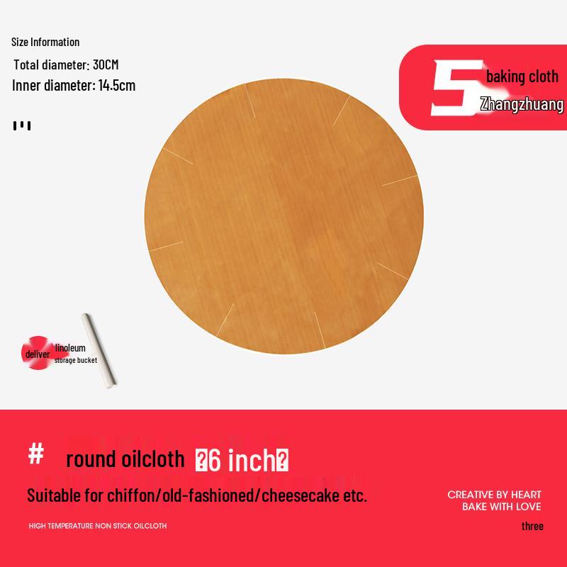 Non-Stick, Reusable, High-Temperature Baking Paper for Cakes, Household & Commercial Use