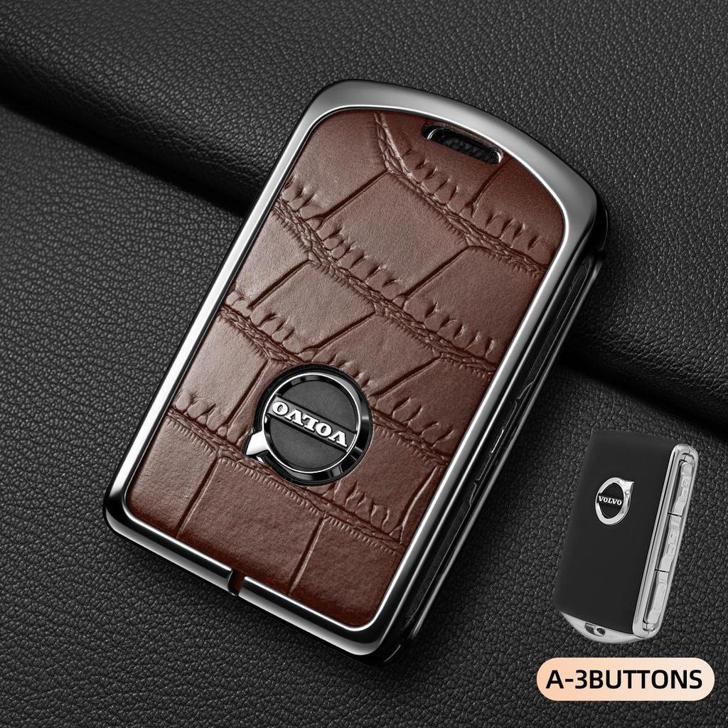 Volvo Alloy Key Case for XC60, S90, S60, XC40, XC90, V60, V90 Models