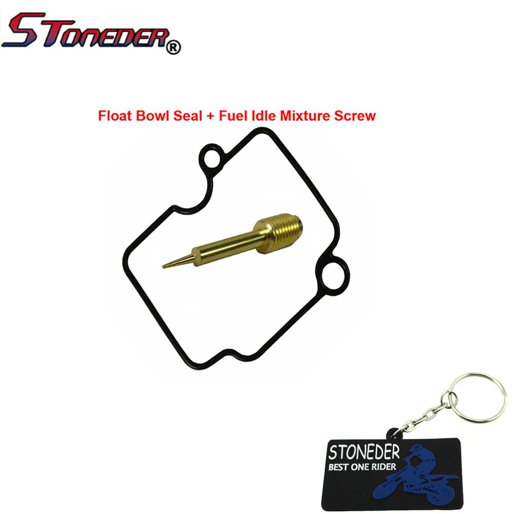 Buy STONEDER Carb Float Bowl Rubber Seal Gasket Fuel Idle Mixture Screw Bolts For VM223847