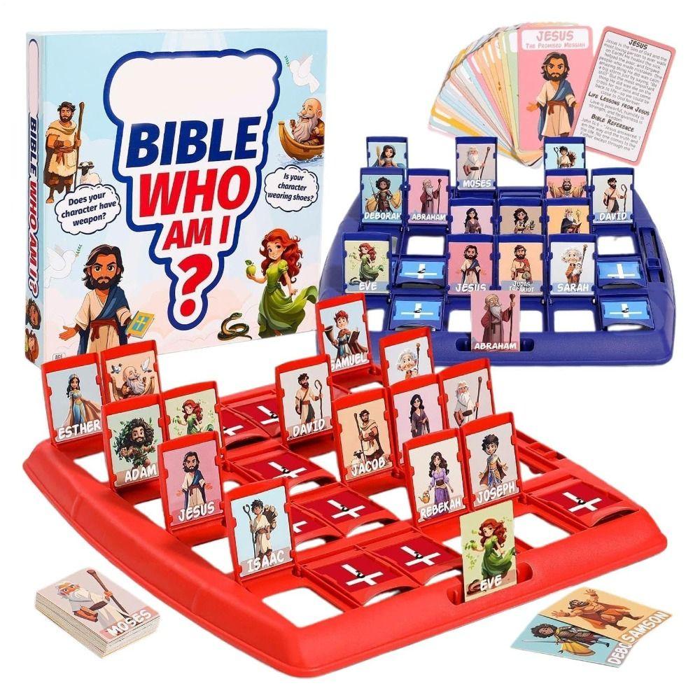 Bible Study Guess Bible Who I Am Board Games Party Toys 2 Player Guess Bible Play