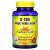 B-100, High Folic Acid, 1,360 Mcg, 100 Capsules