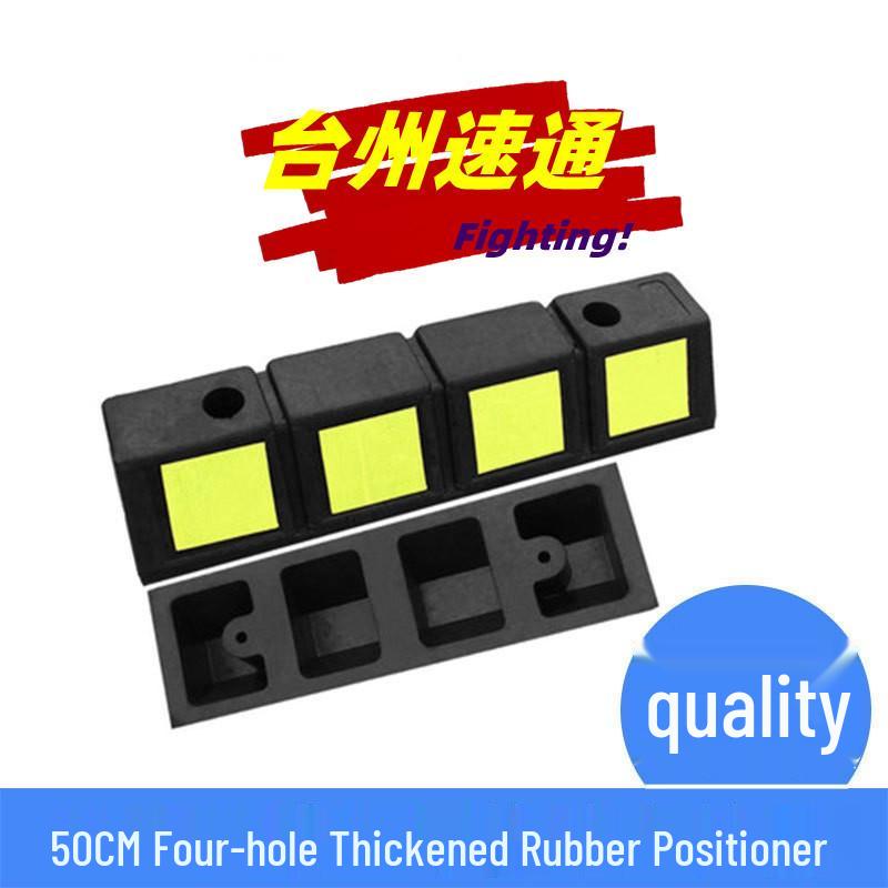 1m Durable Rubber-Plastic Parking Stopper – Anti-Collision Wheel Positioner