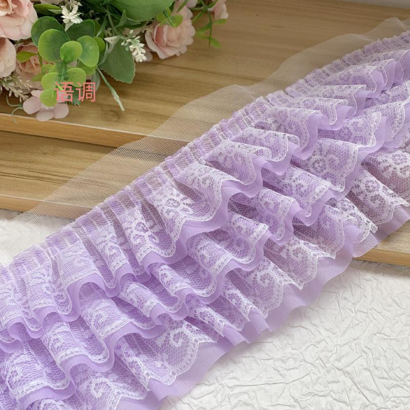 1Meter White Lace Fabric For Crafts Needlework Sewing Ribbons Home Decor Handmade Diy Crafts Supplies Black Decorative Trimming