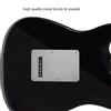 Pickguard Tremolo Cavity Cover Back Plate for ST   Electric Guitar (Silver)