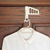 Over The Door Hanger 4 Holes Good Bearing Cloth Hook Holder Space Saving Organizer for Home