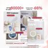 DOCO LAB Smart LED Makeup Mirror CN plug (adapter included)