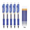 0.5mm Clickable Ballpoint Pen Refill in Black, Red, Blue - Ideal for Signatures and Meetings, Perfect for Students and Office Use