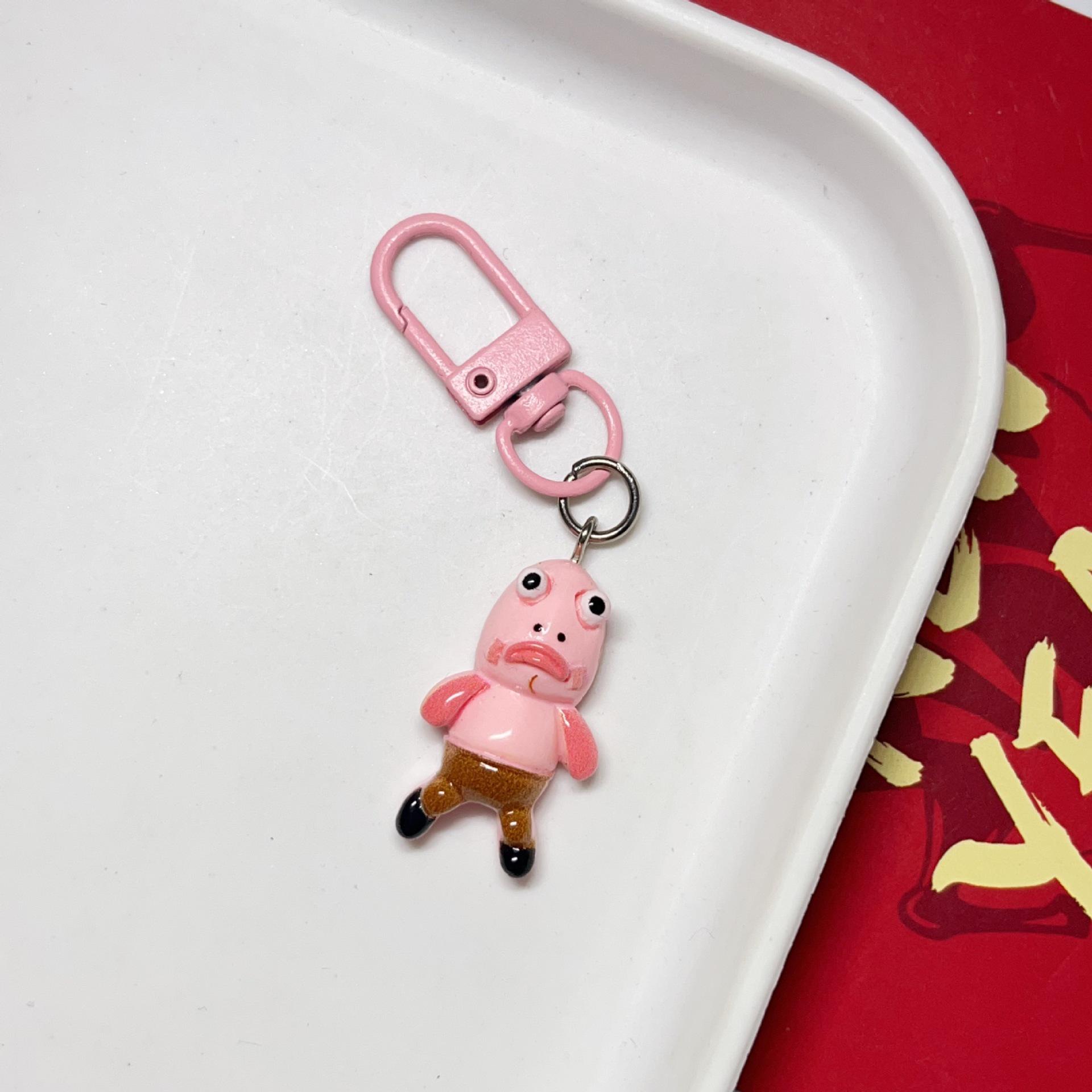Cute Personalized Clownfish Keychain for Girls Backpacks - Cartoon Pendant & Best Friend Gift