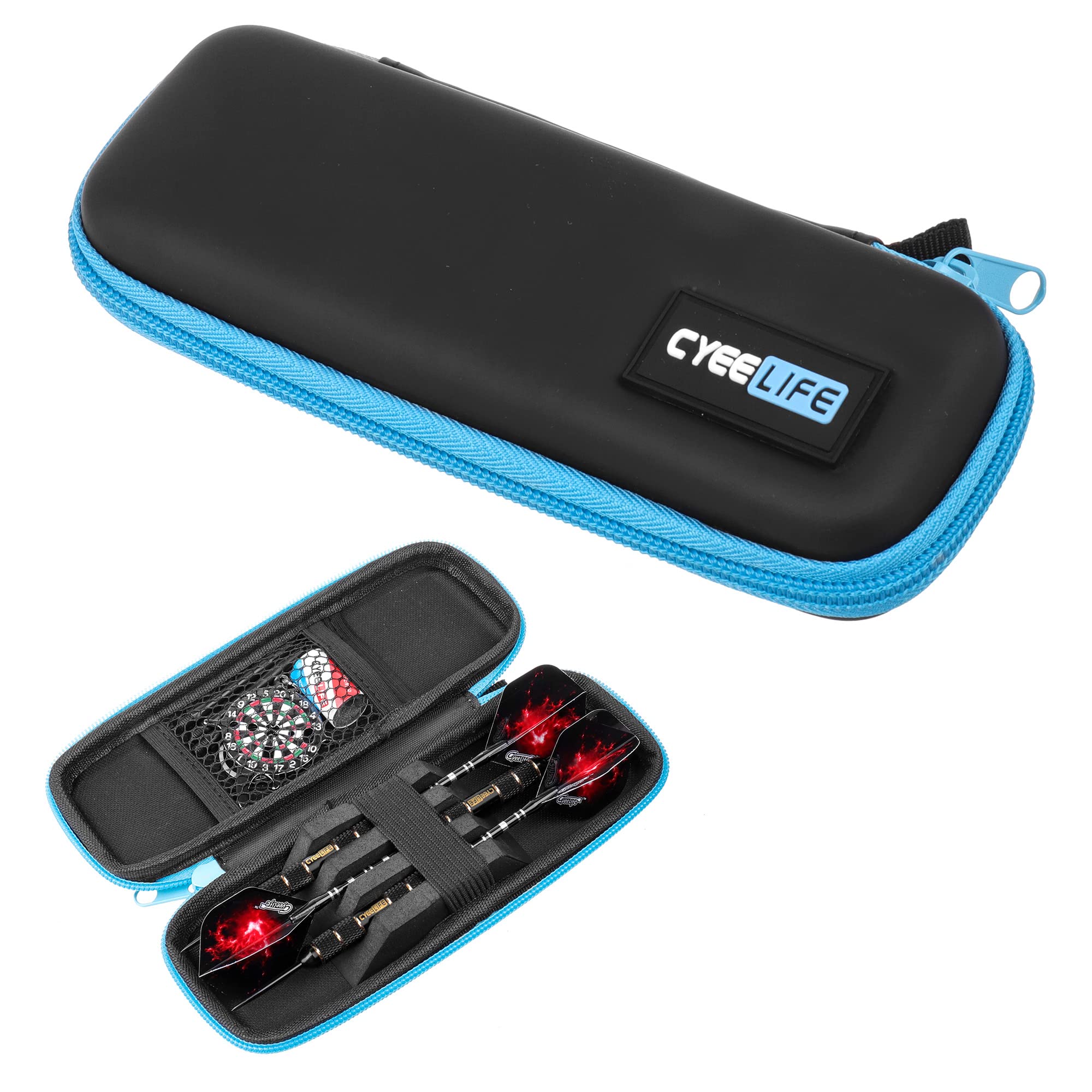 CyeeLife dart case PU dart carrying case black