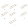 1 Pair Drawer Slide Portable Removable Smooth Anti-corrosive Nylon Roller Replacement Wardrobe Track Rail Slides