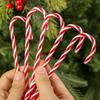 100/10x Red Green Candy Pendants Christmas Tree Hanging Candy Cane Ornaments Xmas Party Tabletop Decoration Cane Crafts Supplies