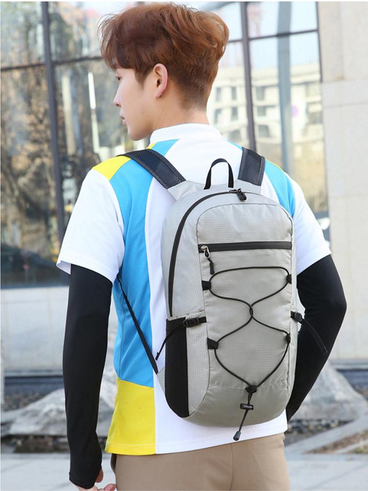Lightweight Waterproof Folding Backpack for Outdoor Activities - Double Shoulder, Large Capacity