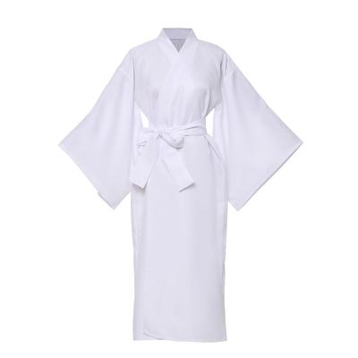 [FAD-4U] Women's White Robe, White Robe, Yukata, for Shrine Maidens, Temple Use, Monks, Japanese Clothing, Plus Size