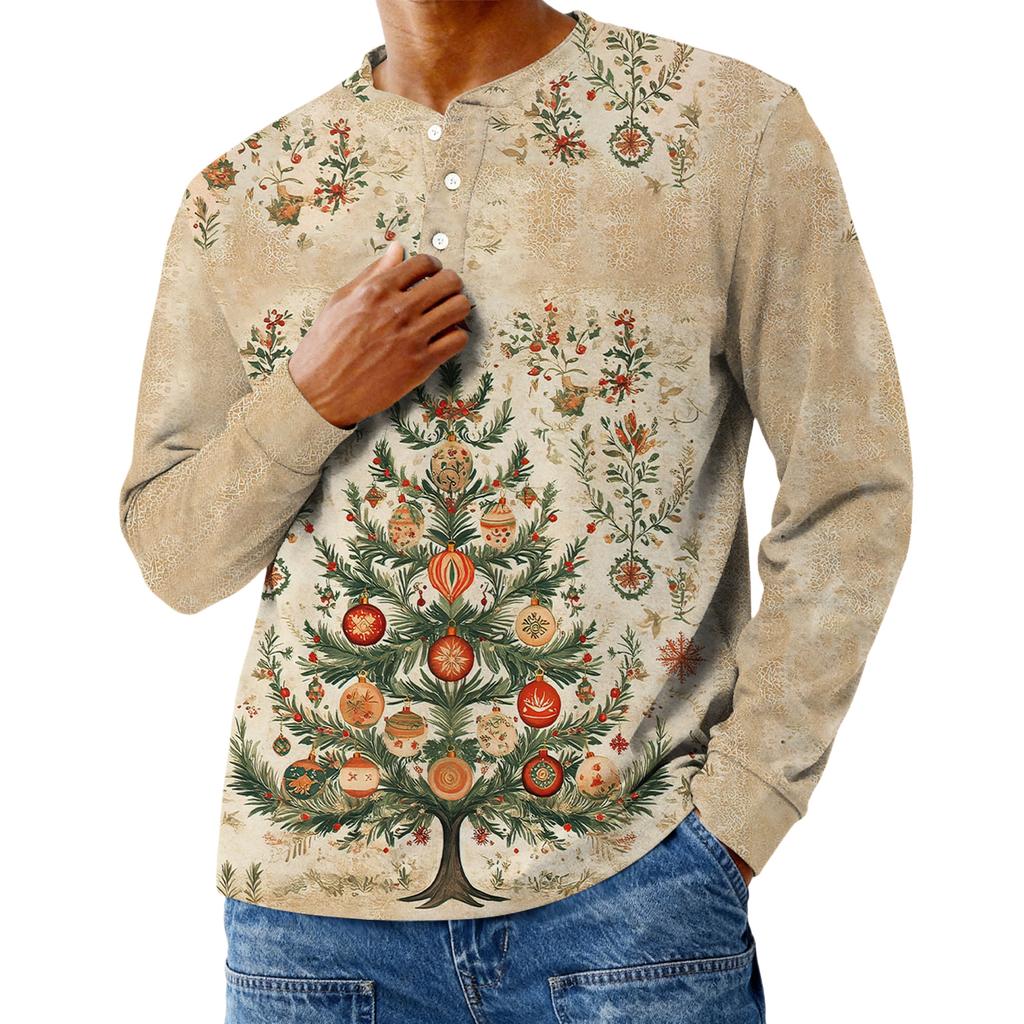 Men's Casual Oversized Button-Down Shirt With Long Sleeves