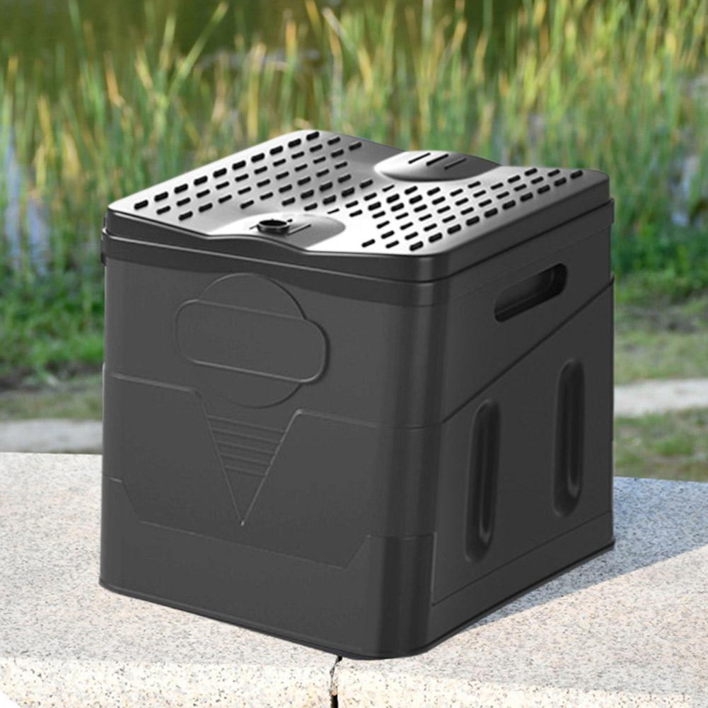 Portable Toilet Foldable Toilet with Lid, Camping Toilet  Car Toilet Outdoor Hiking, Beach, Boating Travel Toilet, and Emergency