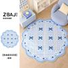 Girl Style Carpets for Living Room Healing Blue Bedroom Decor Carpet Fluffy Soft Irregular Shape Bedside Rug Home Cute Floor Mat
