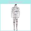 Cosplay Clothing Mummy Party Perform Stage Performance Drama Activity Bodysuit