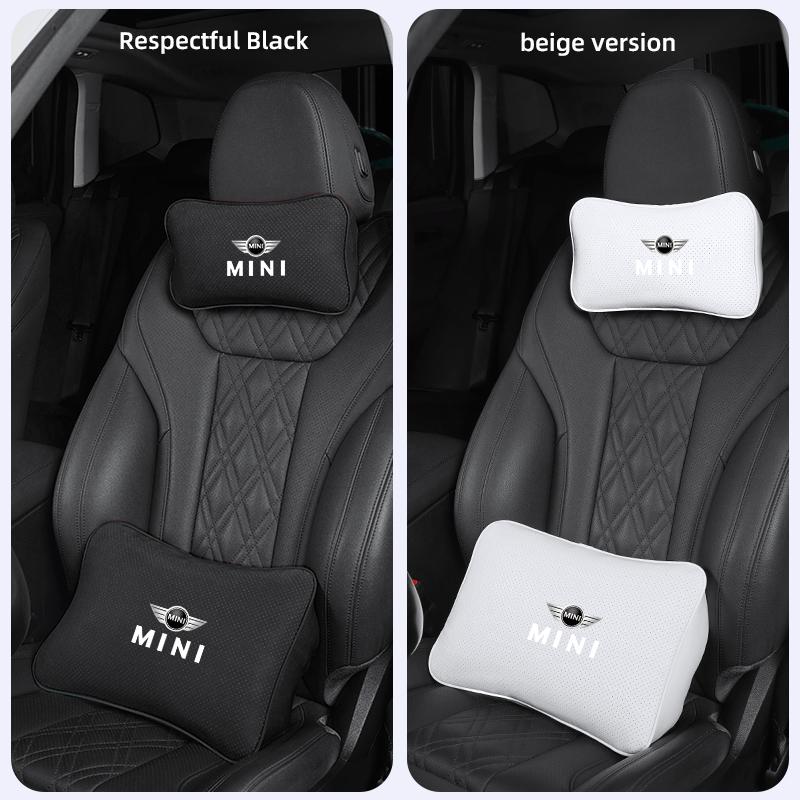 Accessori Supporto Lombare e Poggiatesta in Seta Ghiacciata per Auto MINI Per MINI Cooper One R50 R52 R54 R53 R56 Countryman R60 F55 F56 JCW R58 R59 mjewr55