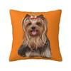 Yorkshire Terrier Yorkie Dog Pillow Case for Sofa Nordic Cushion Cover Car Pillowcase