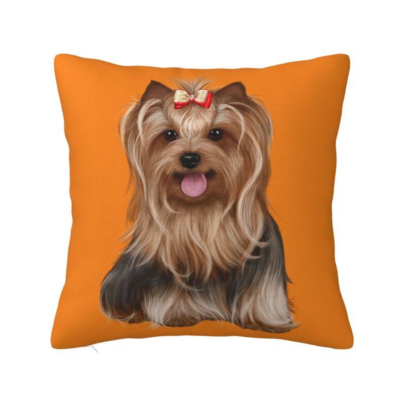 French Bulldog Cushion Cover 45x45cm Frenchie Dog Velvet Luxury Throw Pillow Case for Sofa