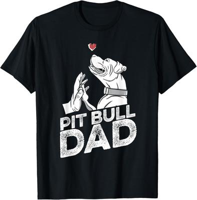 Interesting Pit Bull Dad Dog Breed Pitbull Ban Interesting Gift Unisexs and Womens Street TShirt