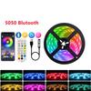LED Streifen Lichter 1M-8M USB Bluetooth RGB 5050 5V Luces Flexible Band TV Desktop Bildschirm hintergrundbeleuchtung Diode Band Fita Für Zuhause