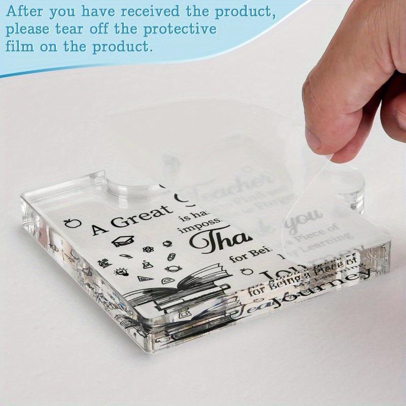 Teachers Gift for Women Men, Puzzle-Shaped Acrylic Plaque Teachers Gifts, Gifts for Teacher Christmas Gifts
