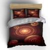 Glowing spiral galaxy patterns. Bedding sets Duvet cover sets Duvet covers Pillowcases(1* Duvet Cover 2* Pillowcases without duvet insert)