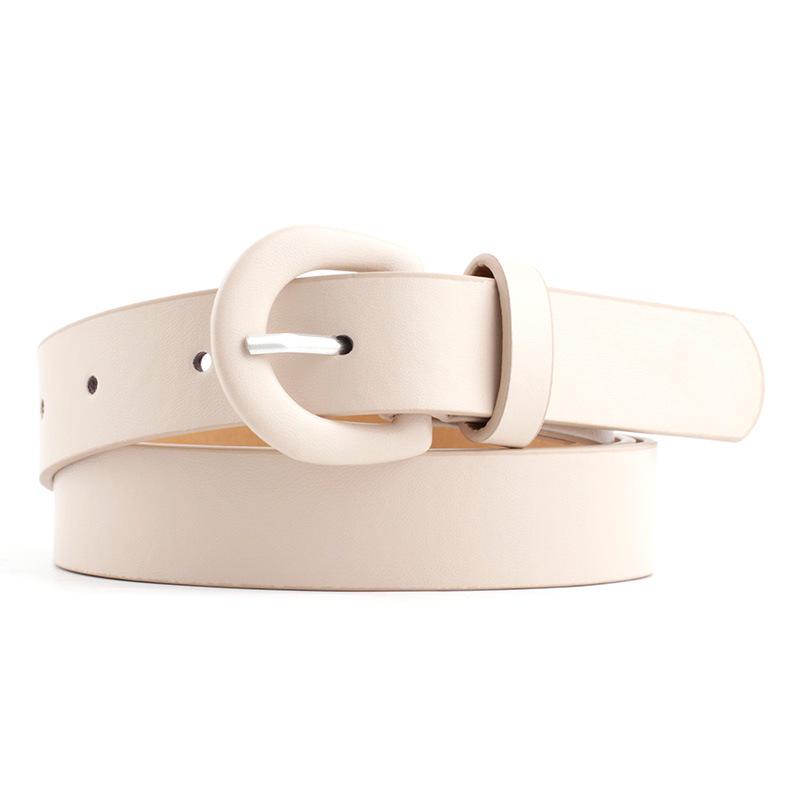 

Womens Elegant Fashion Belt With Premium Alloy Buckle Suitable For Casual And Wear Office бежевий