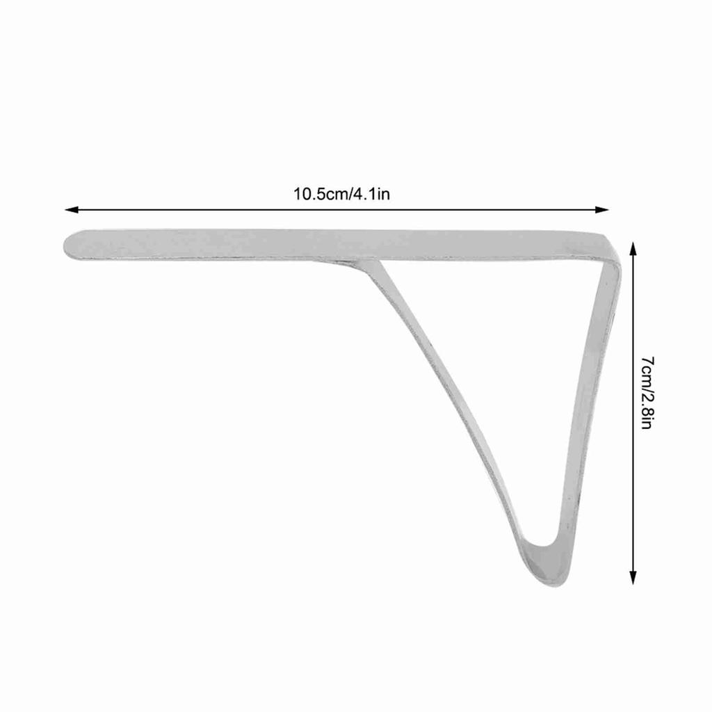 4pcs Large Table Cloth Cover Clips Stainless Steel Anti Slip Tablecloth Holder Clamps 10.5*7cm for Home Picnic Outdoor