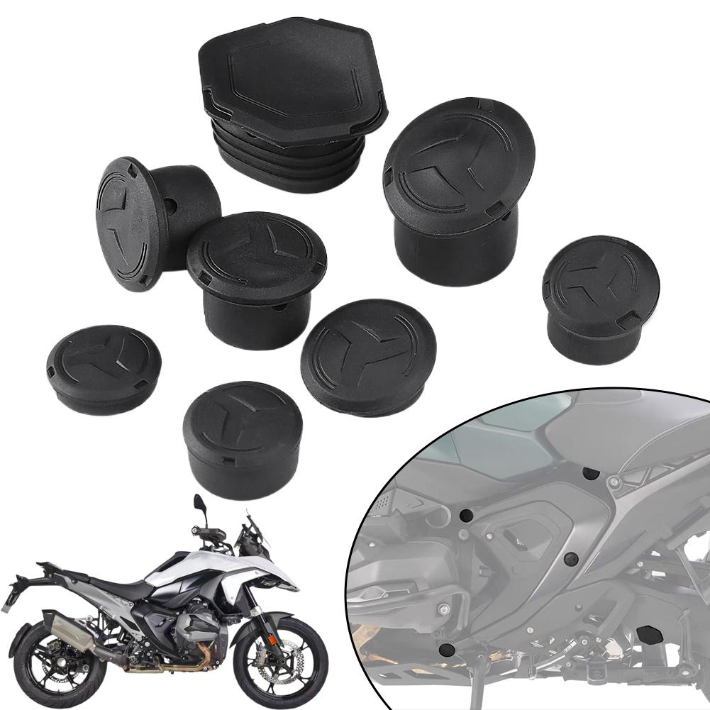 Motorcycle Hole Cover For BMW R1300GS LC ADV Frame Dust Cover Frame Hole Cover Decorative Accessories