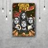 Greta Van Fleet Metal Signs Wall Decor Vintage Tin Signs Captain Metal Poster Decor for Bar Pub Club Wall Decoration