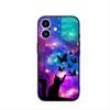 Cartoon Kitten Cat Meow Phone Cover Case for Apple iPhone 16 15 14 Plus 13 12 Mini 17 Pro Max + 16E Air 16+ ProMax Casing