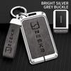 New Zinc Alloy Leather Car Smart Key Holder For Zeekr 001 009X Nfc Card Key Fob Car Key Case Accessories