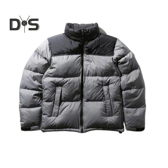 

Мужское хлопковое пальто с воротником-стойкой, длинным рукавом, в стиле пэчворк, цветная куртка с карманами, свободный крой, застежка-молния, ветрозащитная стеганая верхняя одежда M серый