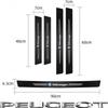 Auto Door Sill Carbon Fiber Car Sticker Protector Strip Waterproof Protect Film For VW GTI Polo Golf GTI Passat Tiguan Hub Cap